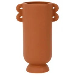 Fabrique de Styles Vases Et Soliflores>Vase en grès - terre brulée Brun