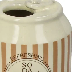 Fabrique de Styles Vases Et Soliflores>Vase canette de soda en faïence nude h11cm Multicolore