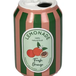 Fabrique de Styles Vases Et Soliflores>Vase canette orange faïence fine d7xh11.3cm Multicolore