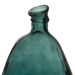 Fabrique de Styles Vases Et Soliflores>Vase colibri d26xh47cm verre recyclé Emeraude