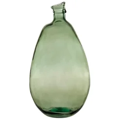 Fabrique de Styles Vases Et Soliflores>Vase colibri d26xh47cm verre recyclé Sauge