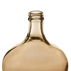 Fabrique de Styles Vases Et Soliflores>Vase dame jeanne comete d18xh30cm verre recyclé Nude