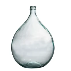 Fabrique de Styles Vases Et Soliflores>Vase dame jeanne en verre recyclé 34l Transparent