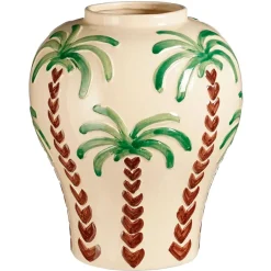 Fabrique de Styles Vases Et Soliflores>Vase en céramique cassé h31cm - Paradiso Blanc