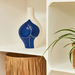 Fabrique de Styles Vases Et Soliflores>Vase en dolomite écru h22cm - Greeka Ecru