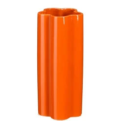 Fabrique de Styles Vases Et Soliflores>Vase en dolomite h22cm - Lindon Orange