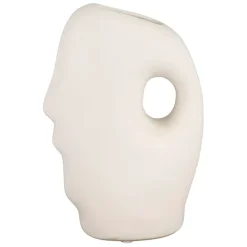 Fabrique de Styles Vases Et Soliflores>Vase en grès 16x8xh23cm - Organic Ecru