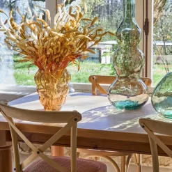 Fabrique de Styles Vases Et Soliflores>Vase en verre h25cm - Tanri Ambre