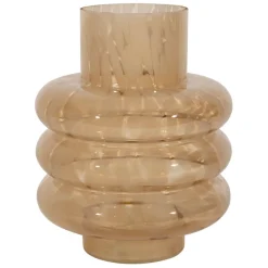 Fabrique de Styles Vases Et Soliflores>Vase en verre h22.5cm - Phoenicea Beige