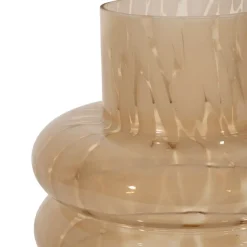 Fabrique de Styles Vases Et Soliflores>Vase en verre h22.5cm - Phoenicea Beige