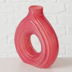 Fabrique de Styles Vases Et Soliflores>Vase en verre h19cm - Tiffy Rose