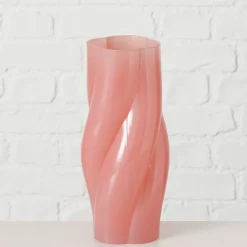 Fabrique de Styles Vases Et Soliflores>Vase en verre h25cm - Twirl Rose