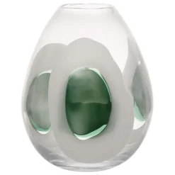 Fabrique de Styles Vases Et Soliflores>Vase en verre d20xh24cm - Eucalyptus Vert