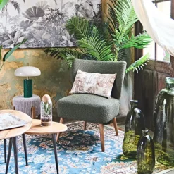 Fabrique de Styles Vases Et Soliflores>Vase en verre h51cm - Simplicity Vert