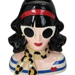 Fabrique de Styles Vases Et Soliflores>Vase femme brune h28cm Multicolore