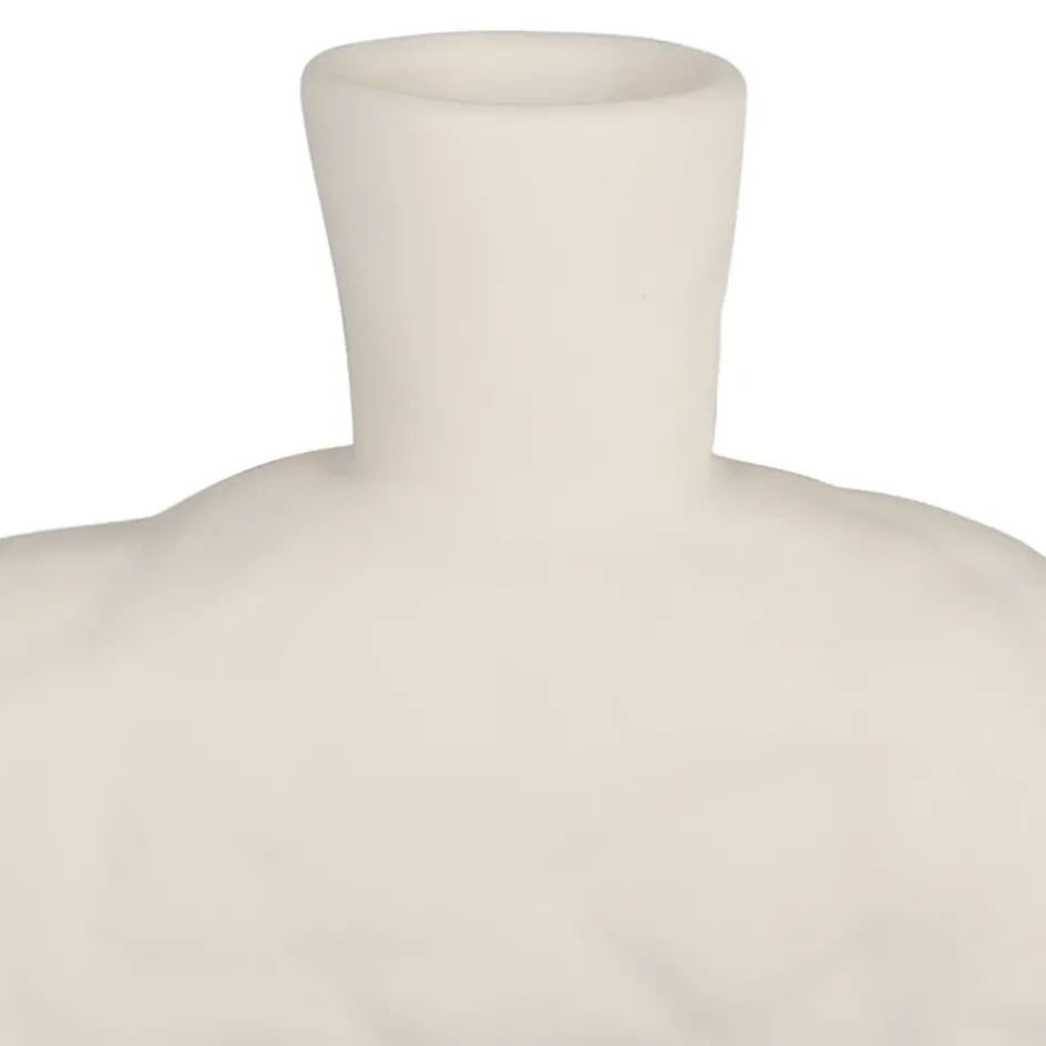 Fabrique de Styles Vases Et Soliflores>Vase organique en grès h25cm - Greeka Beige