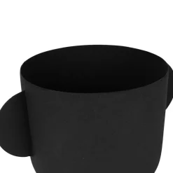 Fabrique de Styles Vases Et Soliflores>Vase pour fleur séchée en fer - terre brulée Noir