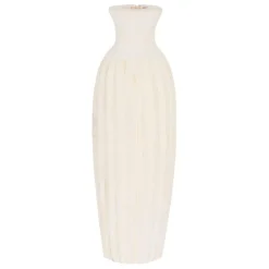 Fabrique de Styles Vases Et Soliflores>Vase pour fleurs séchées creme - Paulownia Crème