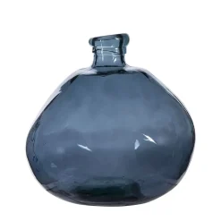 Fabrique de Styles Vases Et Soliflores>Vase simplicity d33xh33cm en verre Bleu
