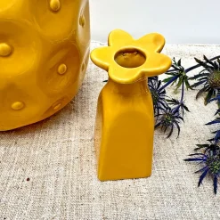 Fabrique de Styles Vases Et Soliflores>Vase soliflore en faïence h11cm Safran