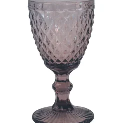 Fabrique de Styles Verres À Vin>Verre à pied 20cl poudre - Diamond Prune