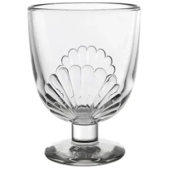 Fabrique de Styles Verres À Vin>Verre à pied coquillage 29cl en verre - belle-ile Transparent