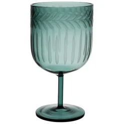 Fabrique de Styles Verres À Eau Et Gobelets>Verre à pied en verre borosilicate émeraude 25cl - Azelie Emeraude