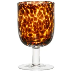 Fabrique de Styles Verres À Vin>Verre à pied pour vin en verre 30cl - Preline Ambre