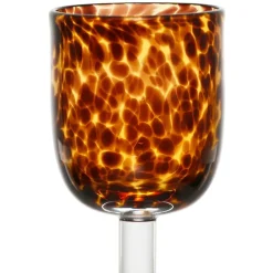 Fabrique de Styles Verres À Vin>Verre à pied pour vin en verre 30cl - Preline Ambre