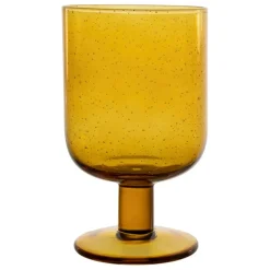 Fabrique de Styles Verres À Vin>Verre a pied en verre 40cl - Pernille Ambre
