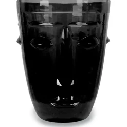 Fabrique de Styles Verres À Eau Et Gobelets>Verre gobelet visage Noir