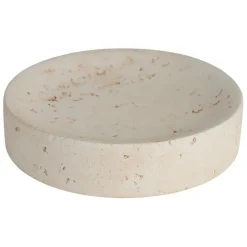 Fabrique de Styles Petits Objets Déco>Vide poche en ciment écru moucheté d11cm - Organic Ecru