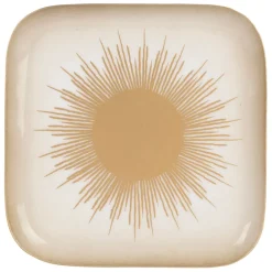 Fabrique de Styles Petits Objets Déco>Vide poche en fer 16x16cm - Heolio Doré