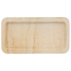 Fabrique de Styles Petits Objets Déco>Vide poche en marbre 28x15cm - Eskela Beige