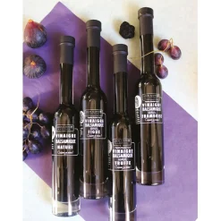 Fabrique de Styles Huiles Et Vinaigres>Vinaigre balsamique saveur figue 20cl Noir